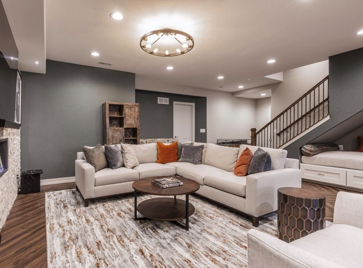 Basement Transformation in Norton, Ohio